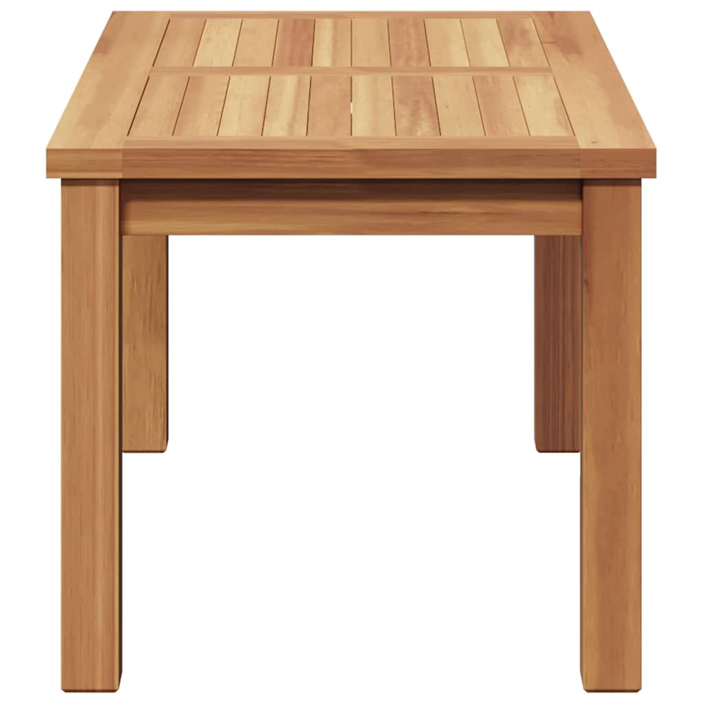 Couchtisch Braun 70 x 40 x 36 cm Massivholz Teak