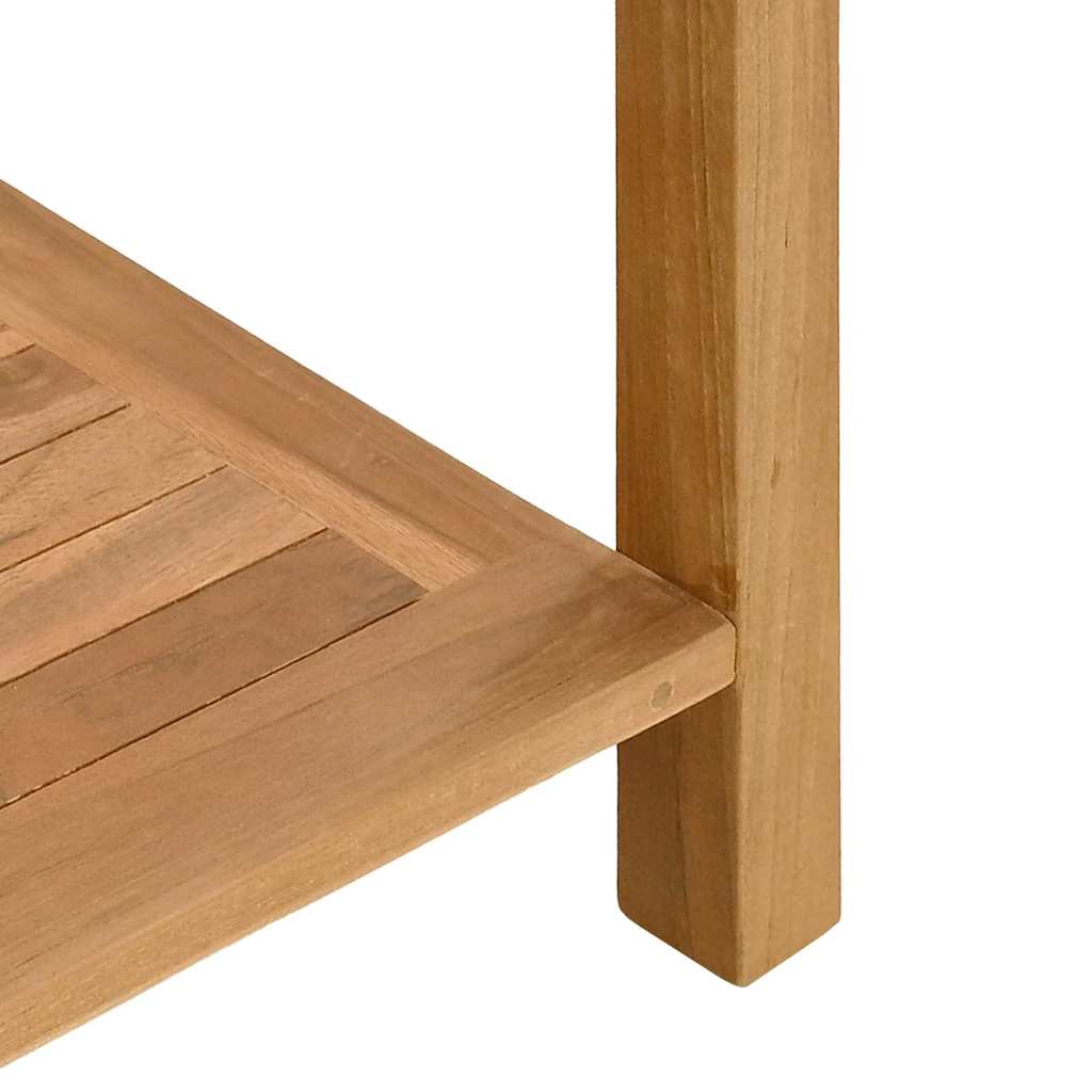 Konsolentisch Braun 110 x 40 x 75 cm Massivholz Teak