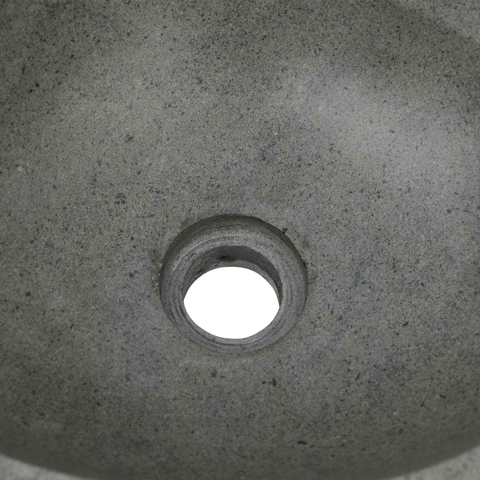 Flusssteinwaschbecken Hellgrau 45 x 35 x 15 cm Flussstein