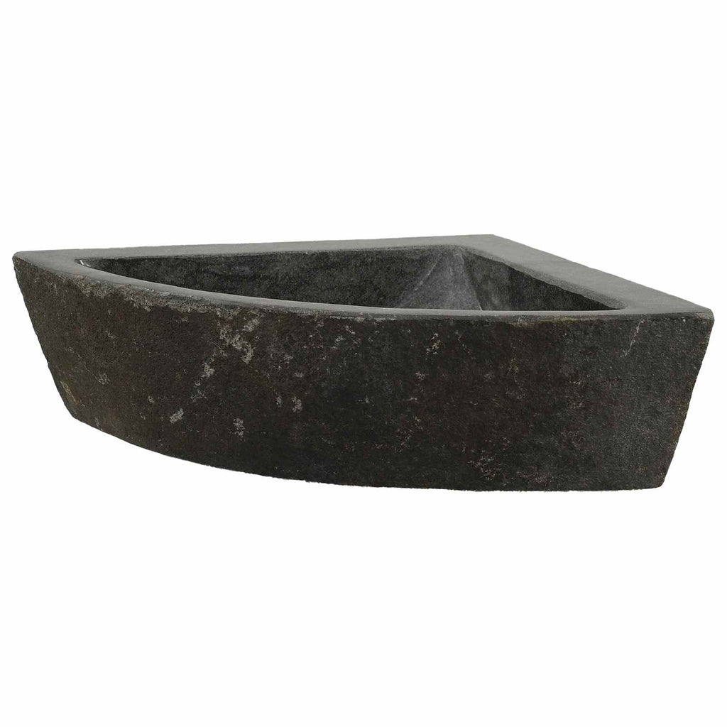Waschbecken Grau (38-45) x (38-45) x 12 cm Flussstein
