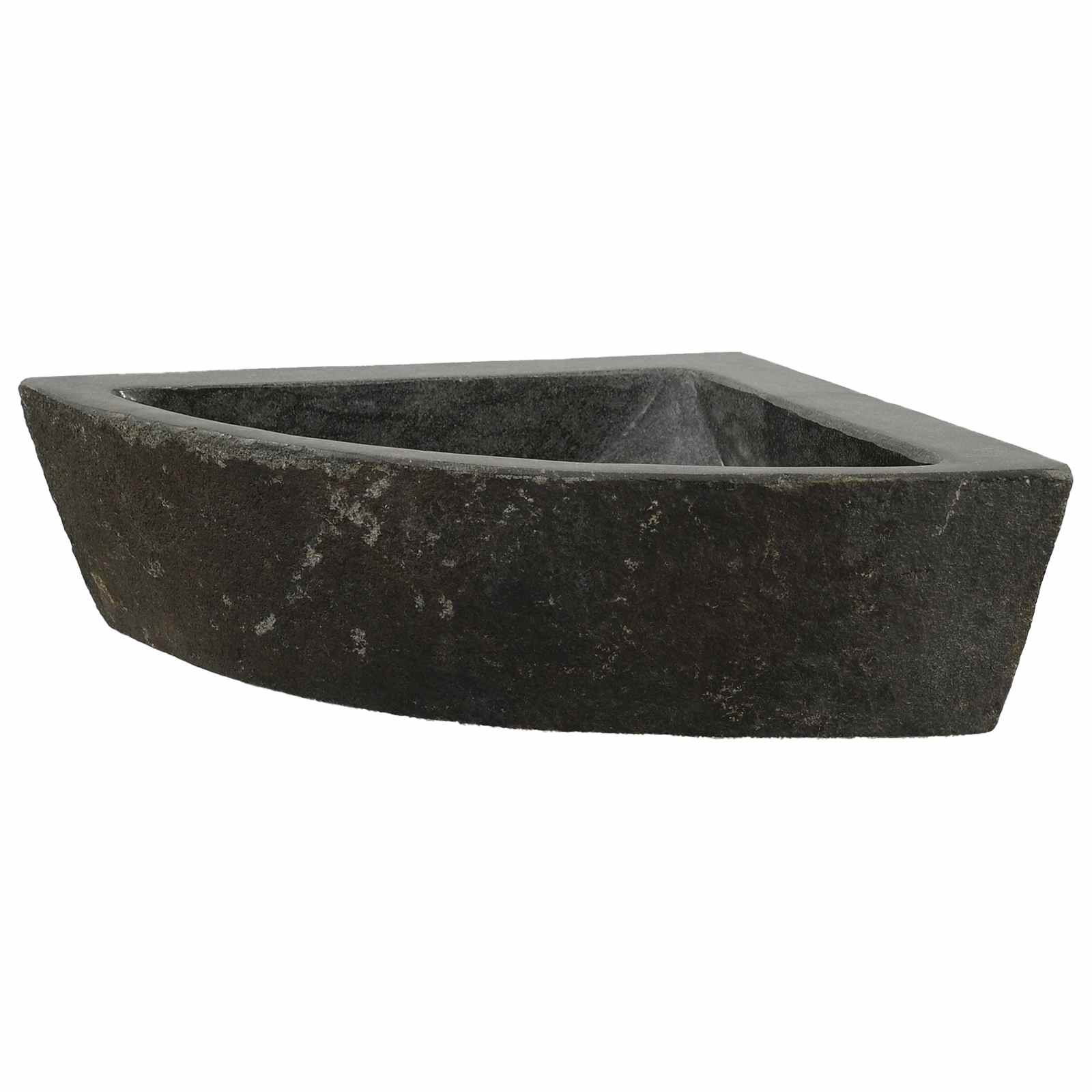 Waschbecken Grau (38-45) x (38-45) x 12 cm Flussstein