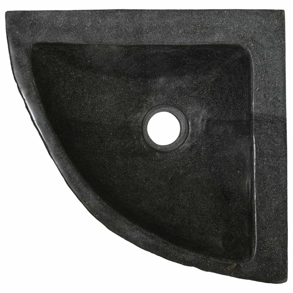 Waschbecken Grau (38-45) x (38-45) x 12 cm Flussstein