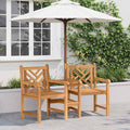 Garten Gartenstühle 152 x 63 x 89 cm Massivholz Teak