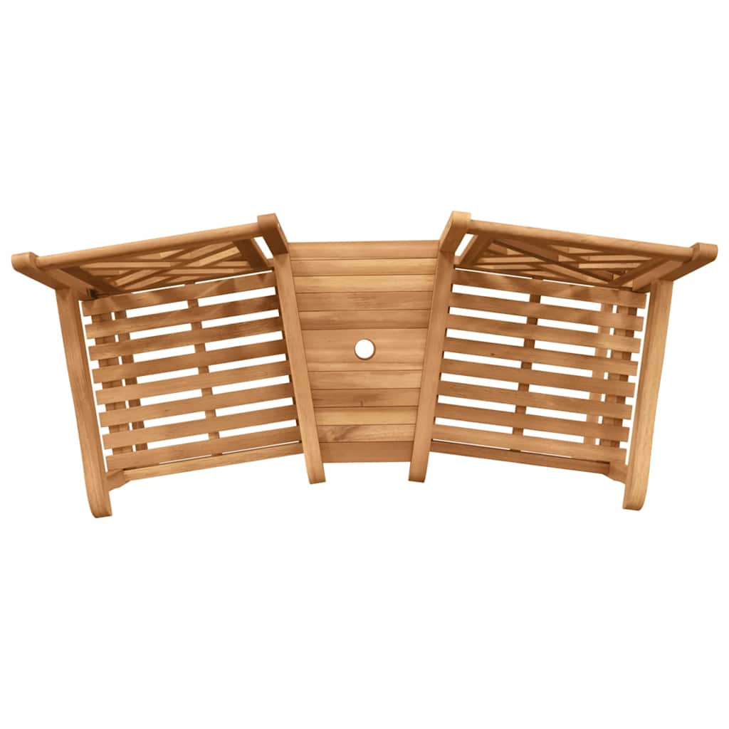 Garten Gartenstühle 152 x 63 x 89 cm Massivholz Teak