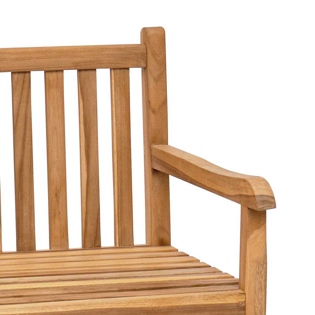 Gartenbank mit Speicher 114 x 60 x 90 cm Massivholz Teak