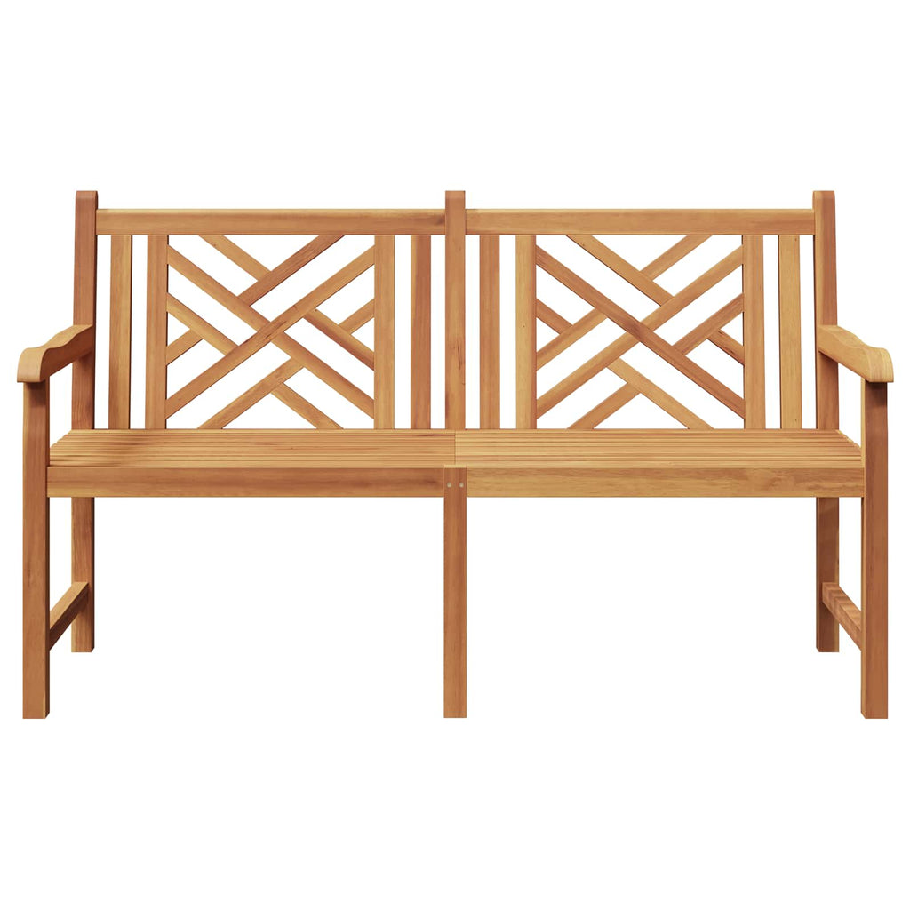 Gartenbank 150 x 60 x 90 cm Massivholz Teak