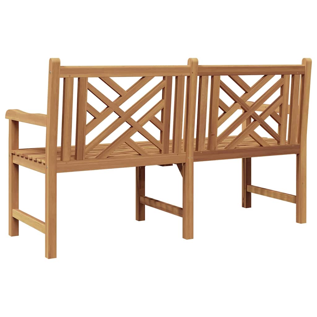 Gartenbank 150 x 60 x 90 cm Massivholz Teak