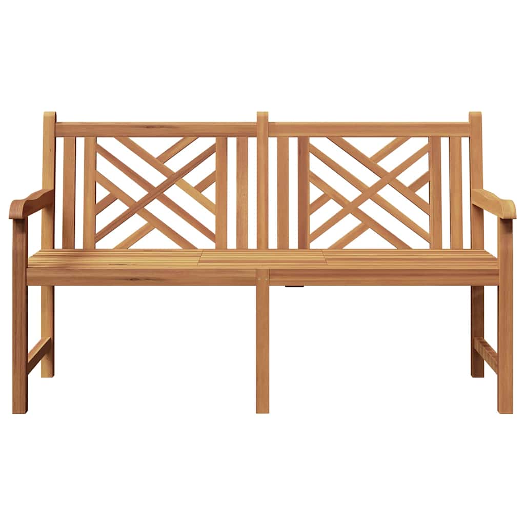 Gartenbank 150 x 60 x 90 cm Massivholz Teak