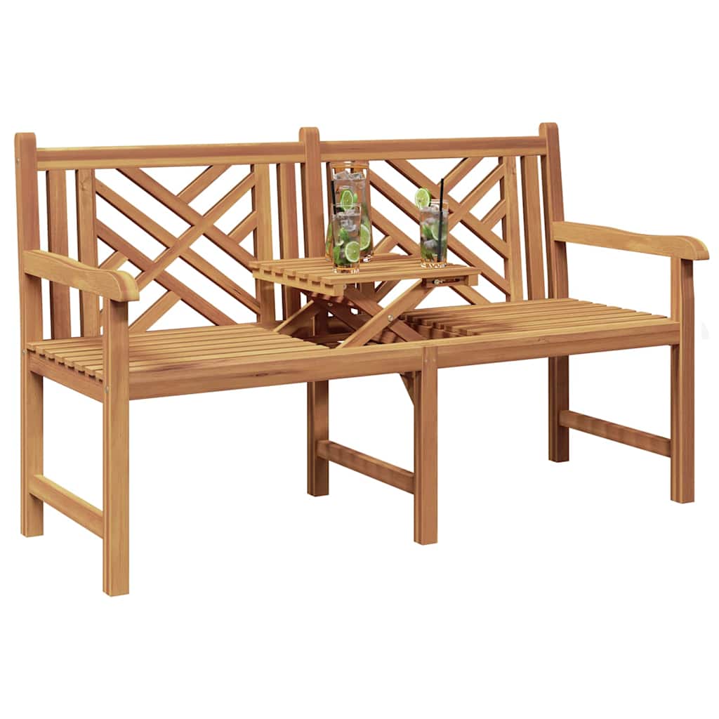 Gartenbank 150 x 60 x 90 cm Massivholz Teak