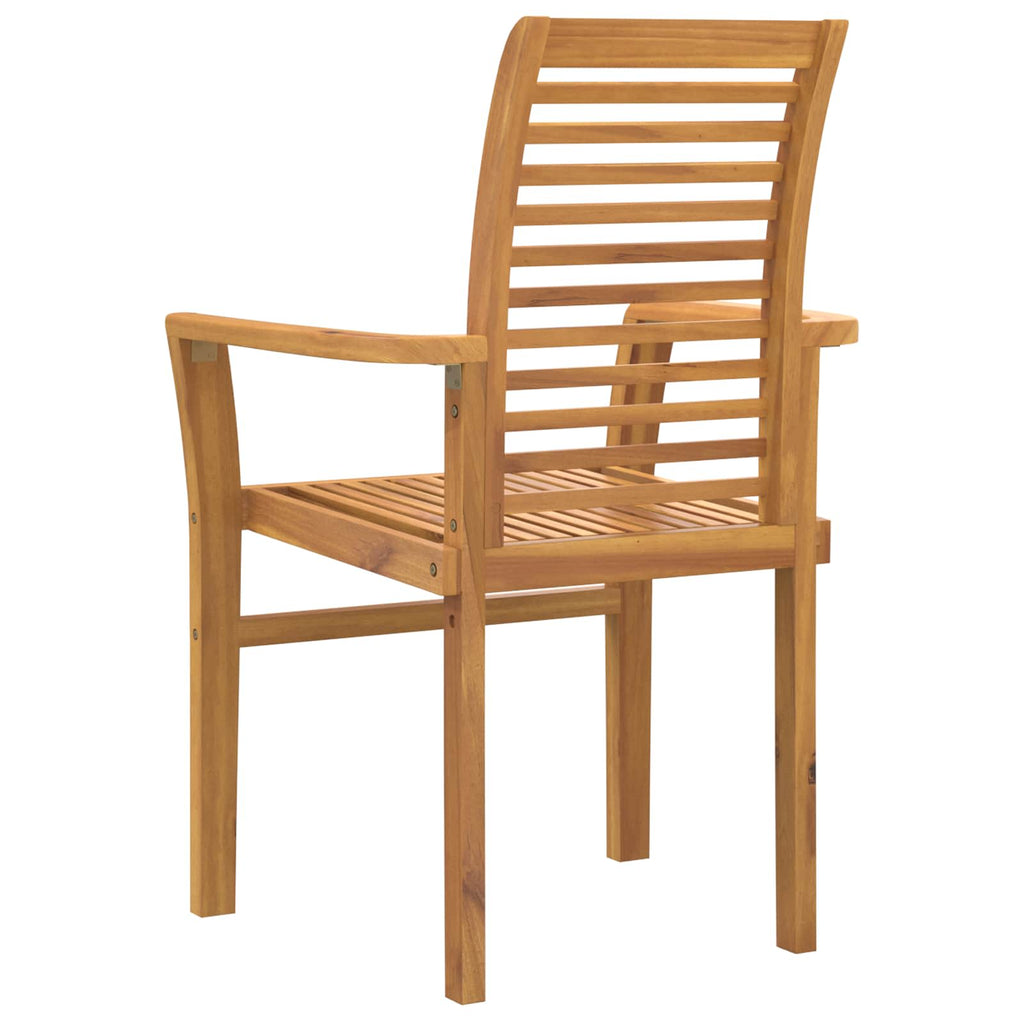 Esszimmerstuhl 2 pcs Braun 62 x 55 x 94 cm Massivholz Teak