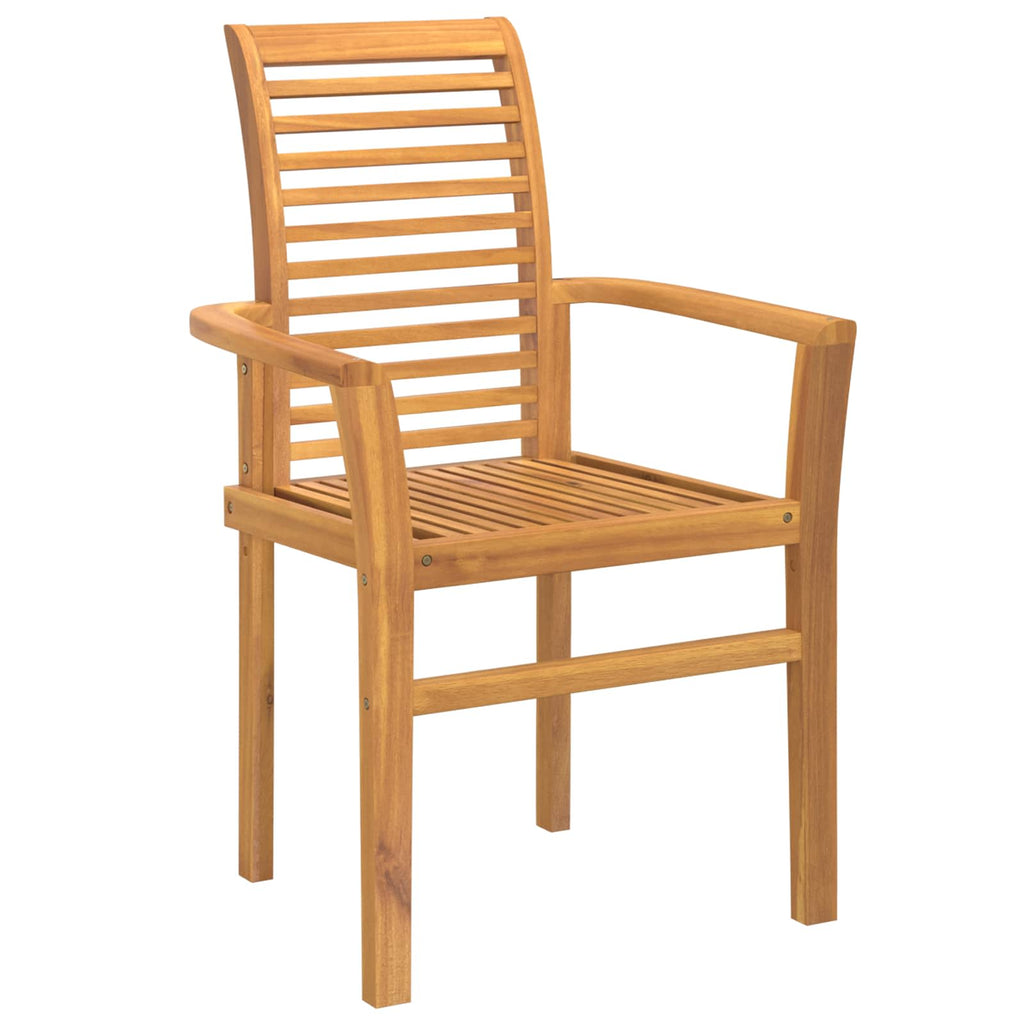 Esszimmerstuhl 4 pcs Braun 62 x 55 x 94 cm Massivholz Teak