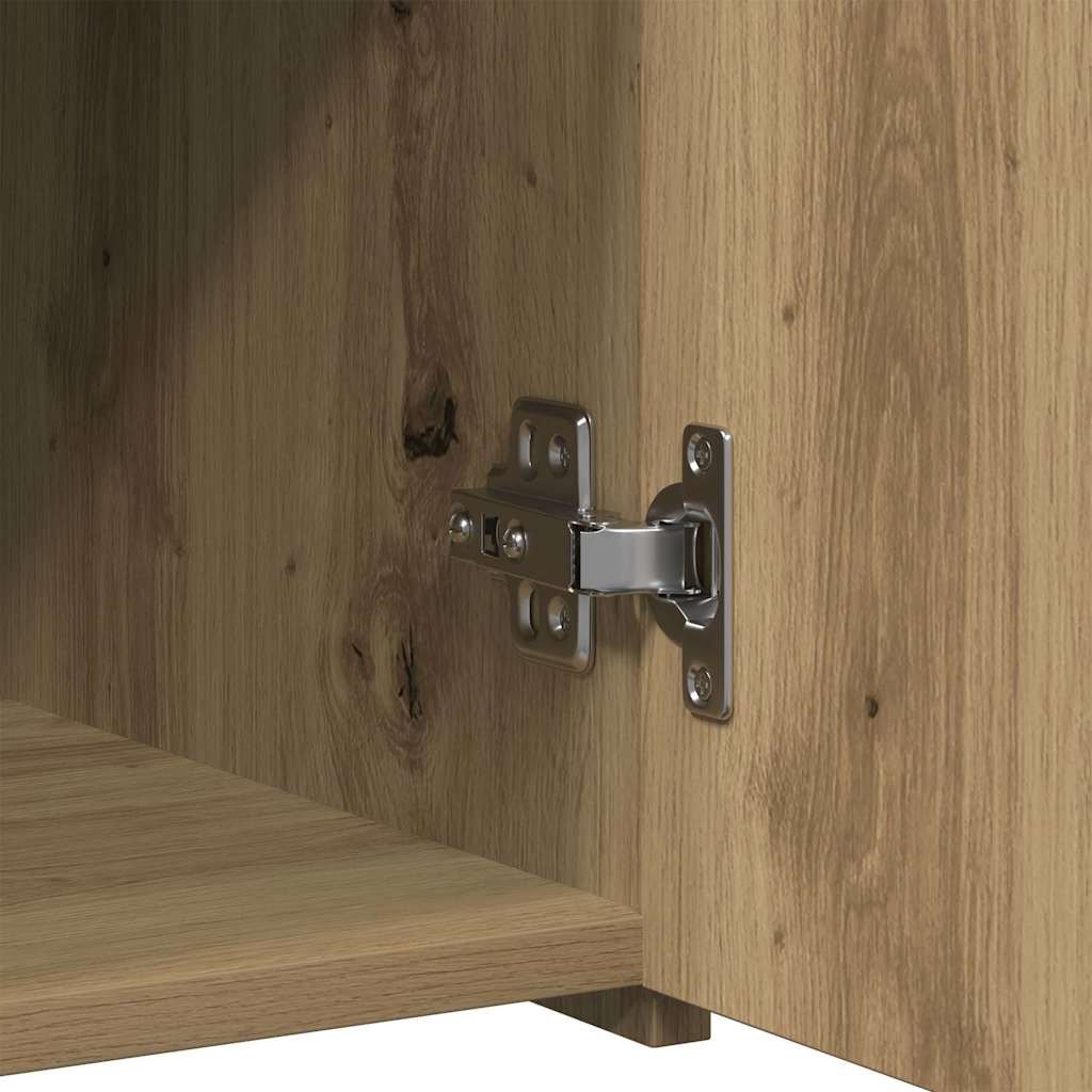Sideboard mit Schubladen Artisan-Eiche 30 x 42,5 x 93 cm