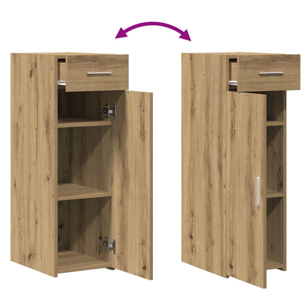 Sideboard mit Schubladen Artisan-Eiche 30 x 42,5 x 93 cm