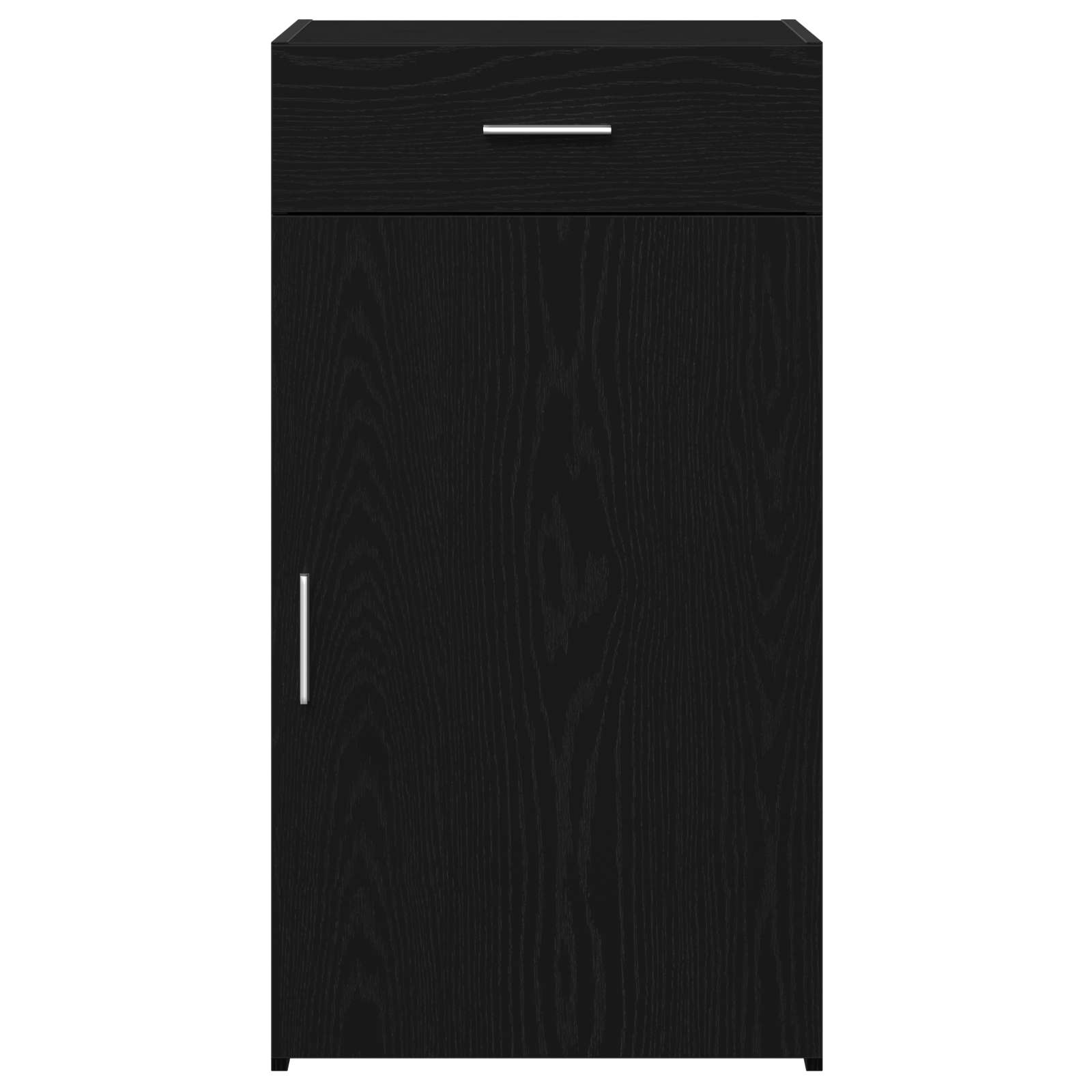 Sideboard mit Schubladen Schwarz Eichen-Optik 50 x 42,5 x 93 cm