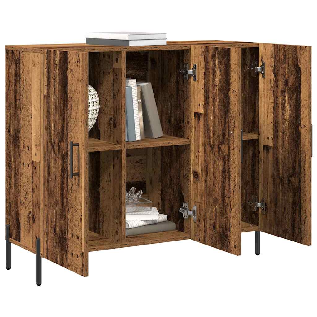 Sideboard Altholz 90 x 34 x 80 cm Holzwerkstoff
