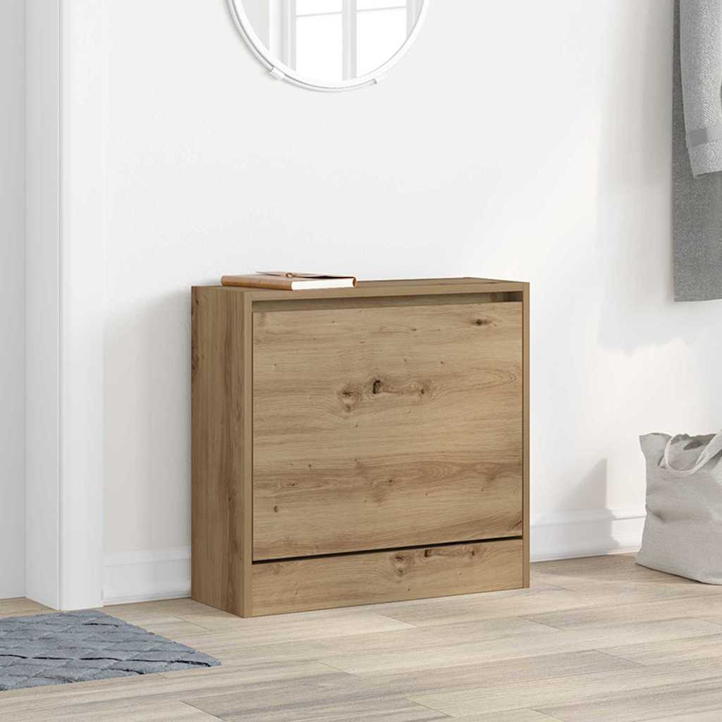 Schuhschrank Artisan-Eiche 60 x 21 x 57 cm Holzwerkstoff