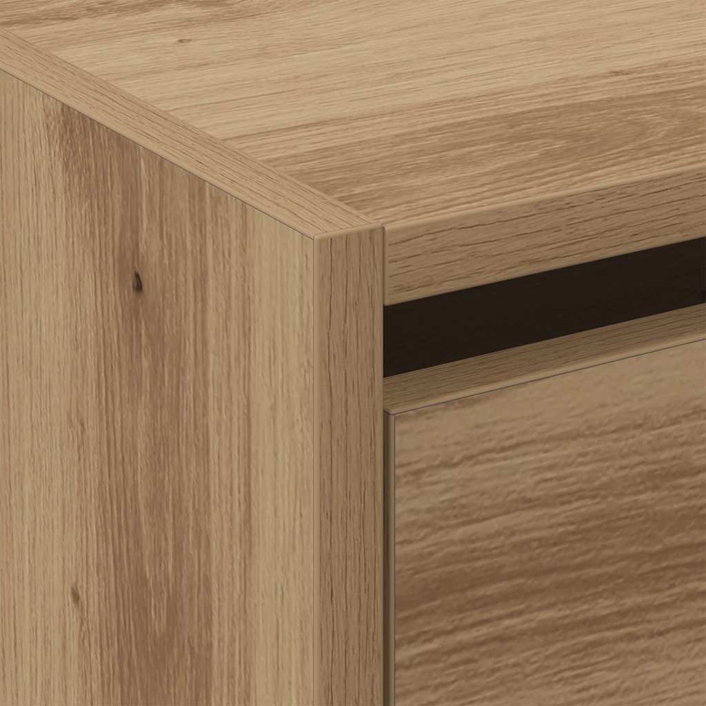 Schuhschrank Artisan-Eiche 80 x 21 x 125,5 cm Holzwerkstoff