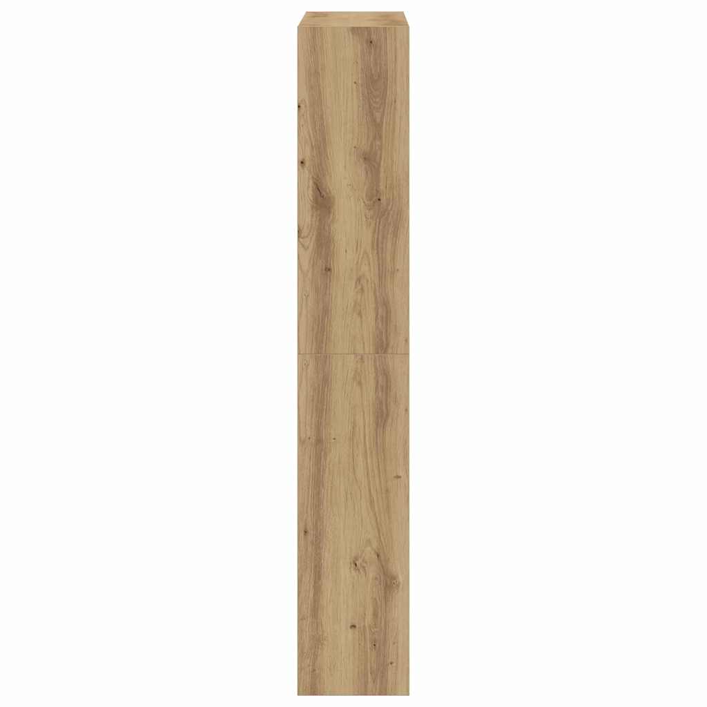 Schuhschrank Artisan-Eiche 80 x 21 x 125,5 cm Holzwerkstoff