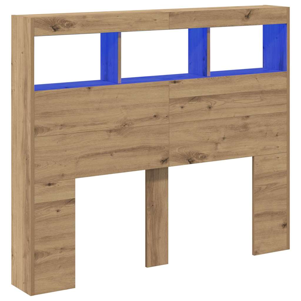 Kopfteil Artisan-Eiche 120 x 17 x 102 cm Holzwerkstoff