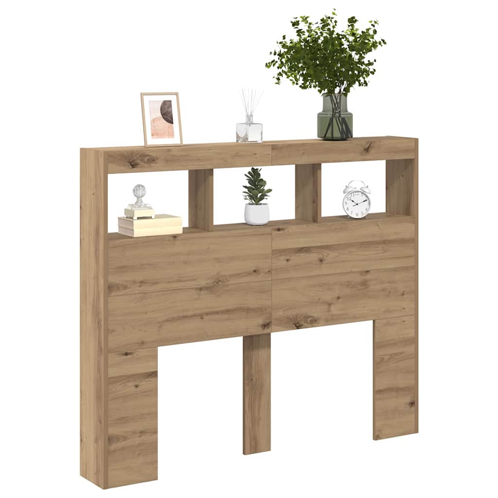Kopfteil Artisan-Eiche 120 x 17 x 102 cm Holzwerkstoff