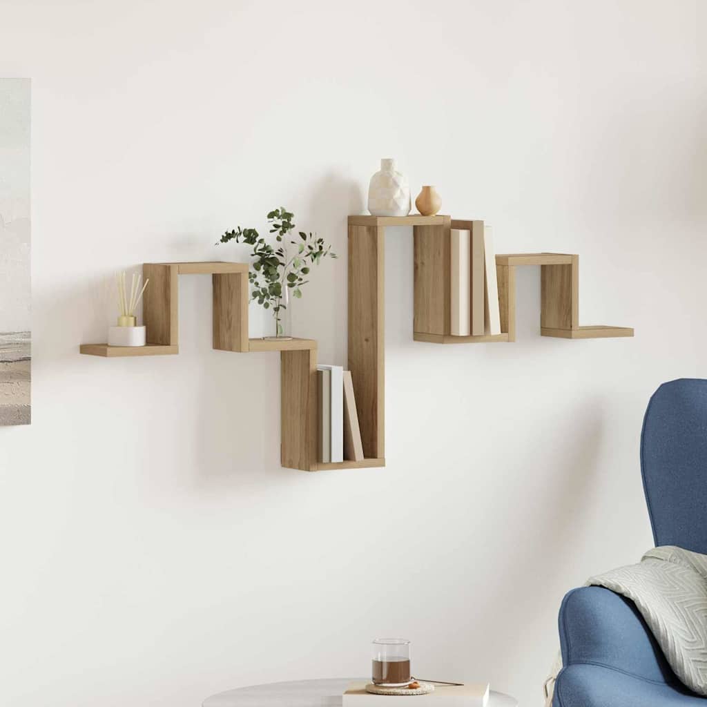 Wandregal Wandmontiert Artisan-Eiche 104,5 x 43 x 10 cm