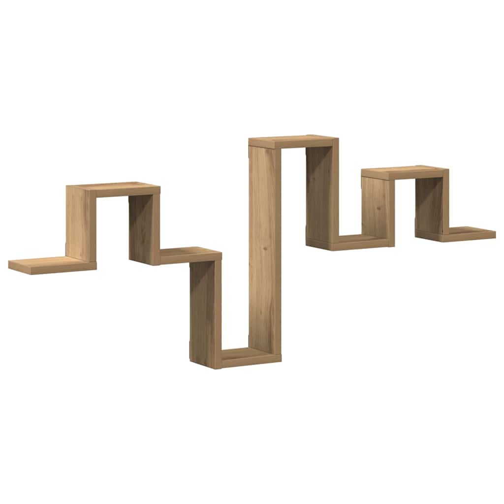 Wandregal Wandmontiert Artisan-Eiche 104,5 x 43 x 10 cm