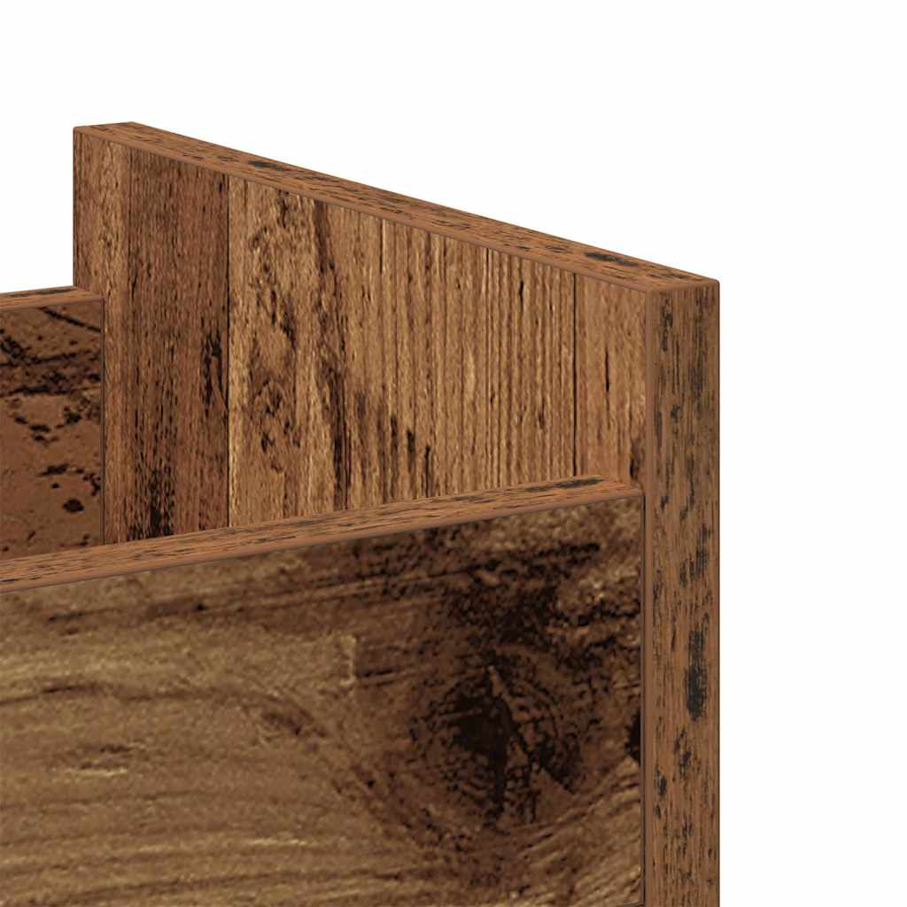 Schrank Mit Rad Altholz 60 x 22 x 79 cm