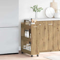 Schrank Mit Rad Artisan-Eiche 60 x 22 x 79 cm
