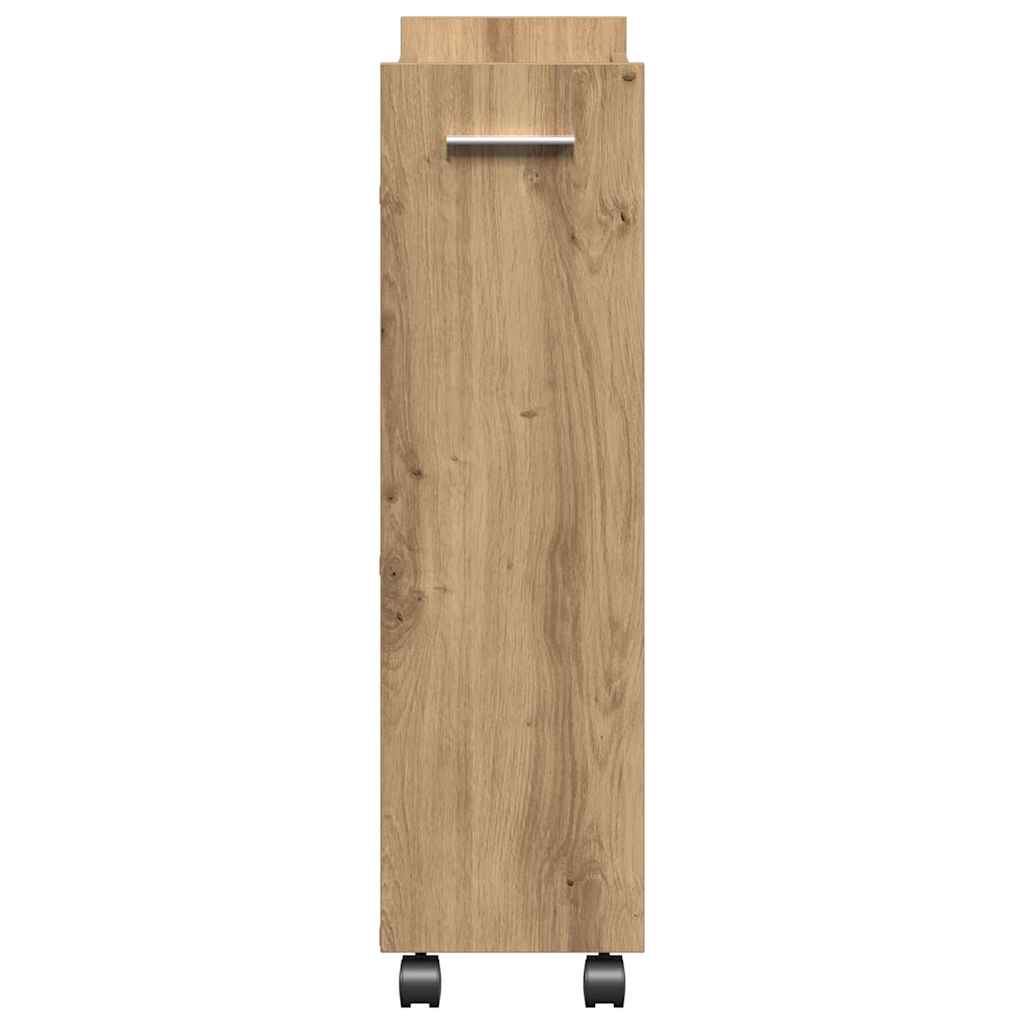 Schrank Mit Rad Artisan-Eiche 60 x 22 x 79 cm