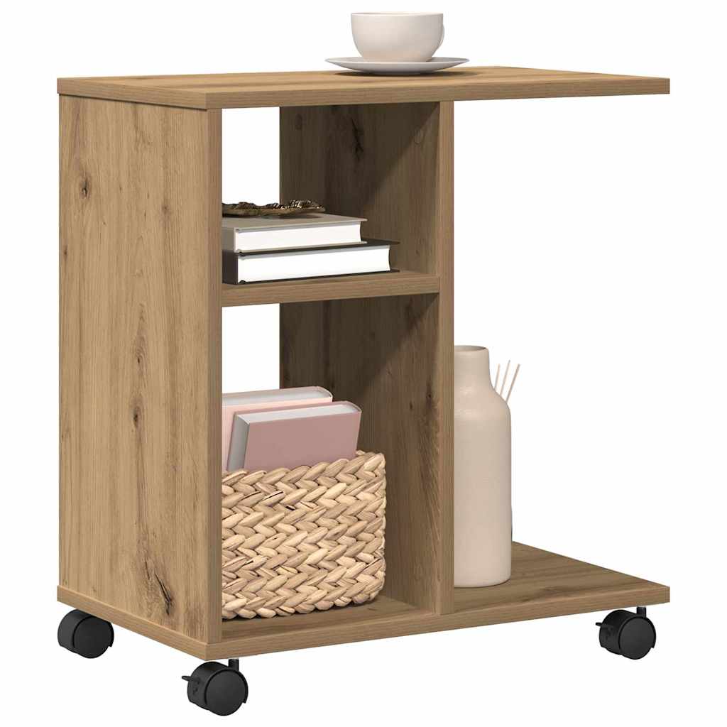 Beistelltisch Artisan-Eiche 50 x 30 x 55 cm Holzwerkstoff