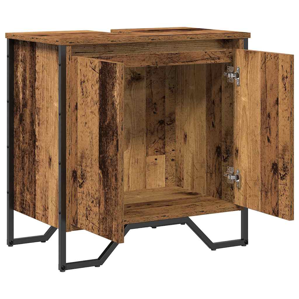 Waschbeckenschrank Altholz 60 x 35 x 60 cm Holzwerkstoff