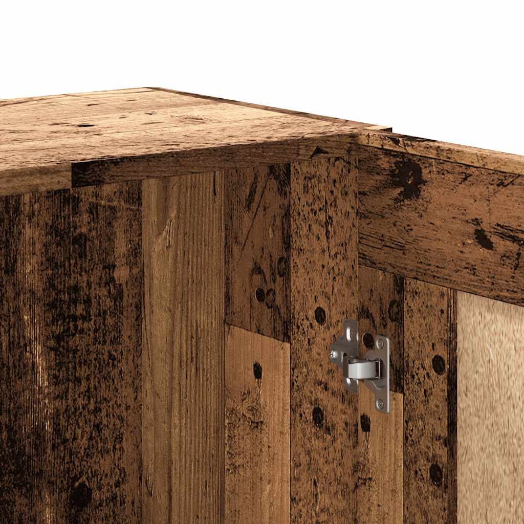 Bücherschrank Altholz-Optik 82,5x30,5x150 cm Holzwerkstoff