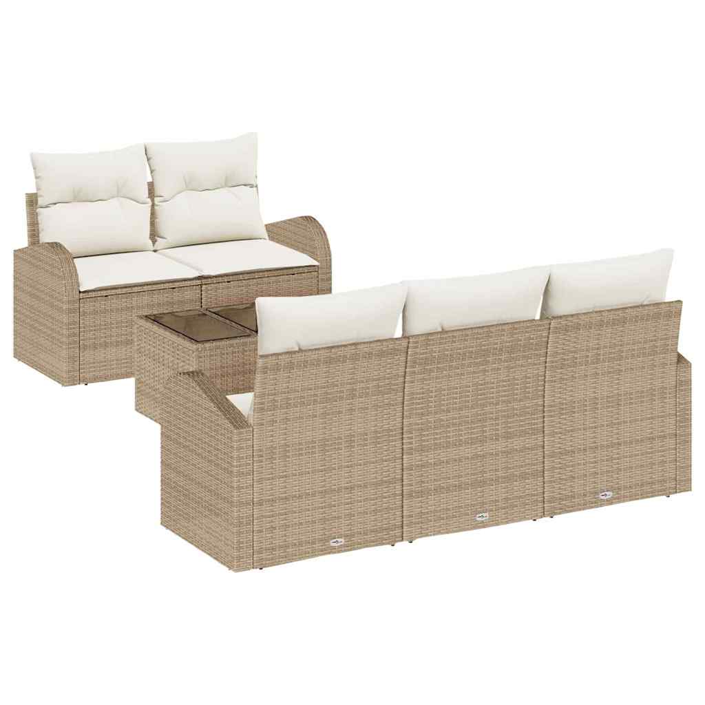 Gartensofa-set Beige 55 x 55 x 37 cm Poly-Rattan