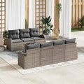 Gartensofa-set Grau 55 x 55 x 37 cm Poly-Rattan