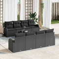 Gartensofa-set Schwarz 55 x 55 x 37 cm Poly-Rattan