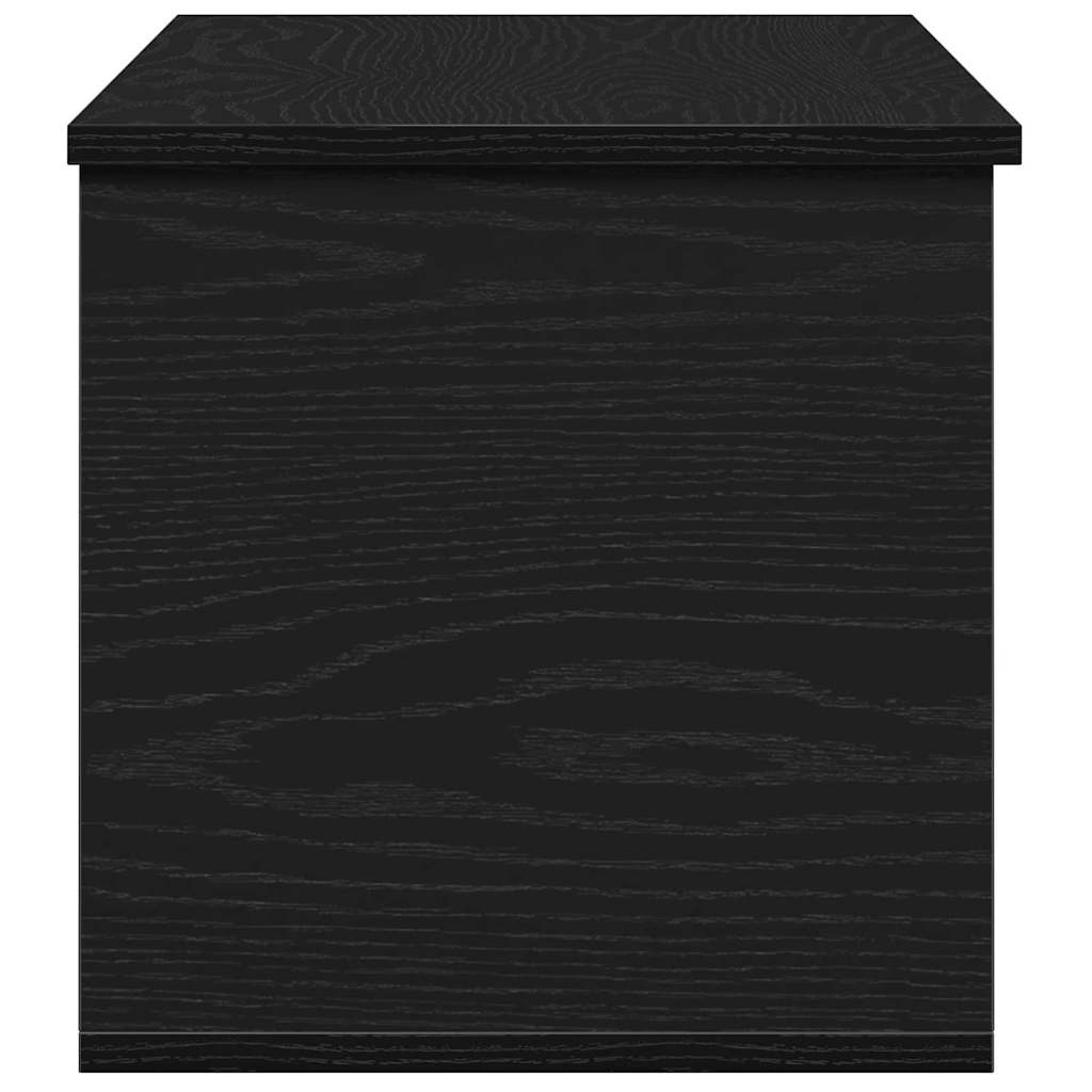 Aufbewahrungsbox Schwarz Eichen-Optik 90 x 35 x 35 cm