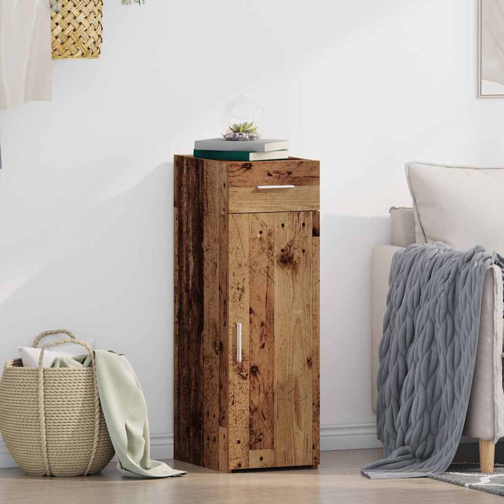 Sideboard mit Schubladen Altholz 30 x 42,5 x 93 cm