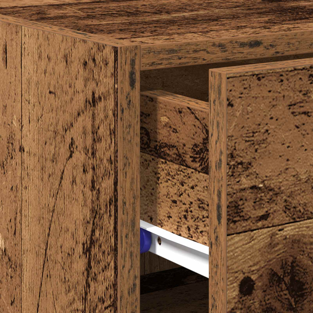 Sideboard mit Schubladen Altholz 50 x 42,5 x 93 cm