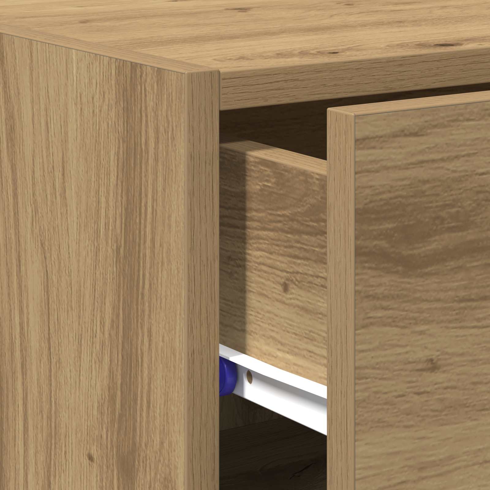Sideboard mit Schubladen Artisan-Eiche 50 x 42,5 x 93 cm
