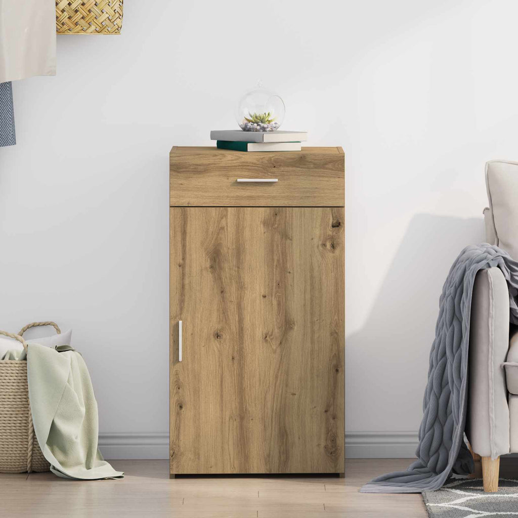 Sideboard mit Schubladen Artisan-Eiche 50 x 42,5 x 93 cm