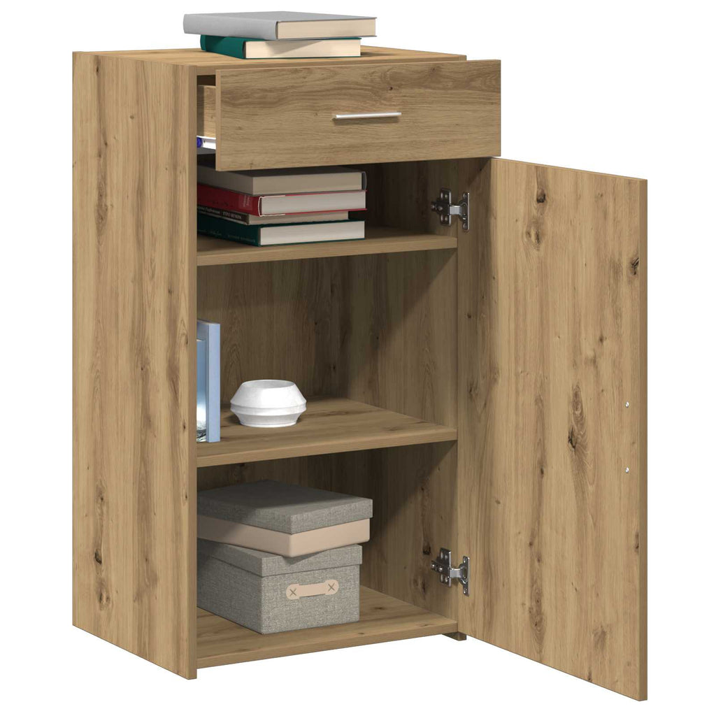 Sideboard mit Schubladen Artisan-Eiche 50 x 42,5 x 93 cm