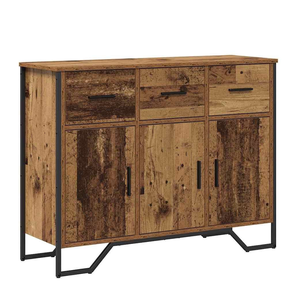 Sideboard mit Schubladen Altholz 97 x 32,5 x 74,5 cm