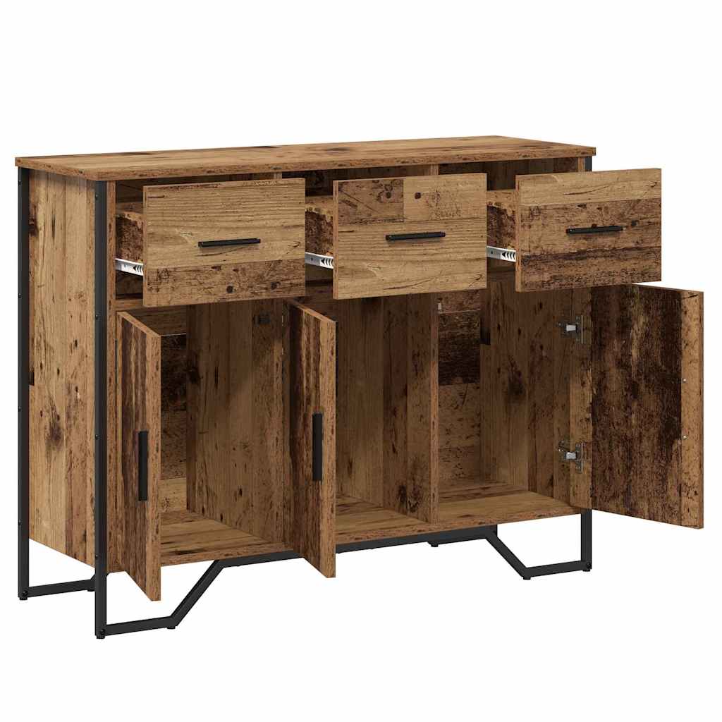 Sideboard mit Schubladen Altholz 97 x 32,5 x 74,5 cm