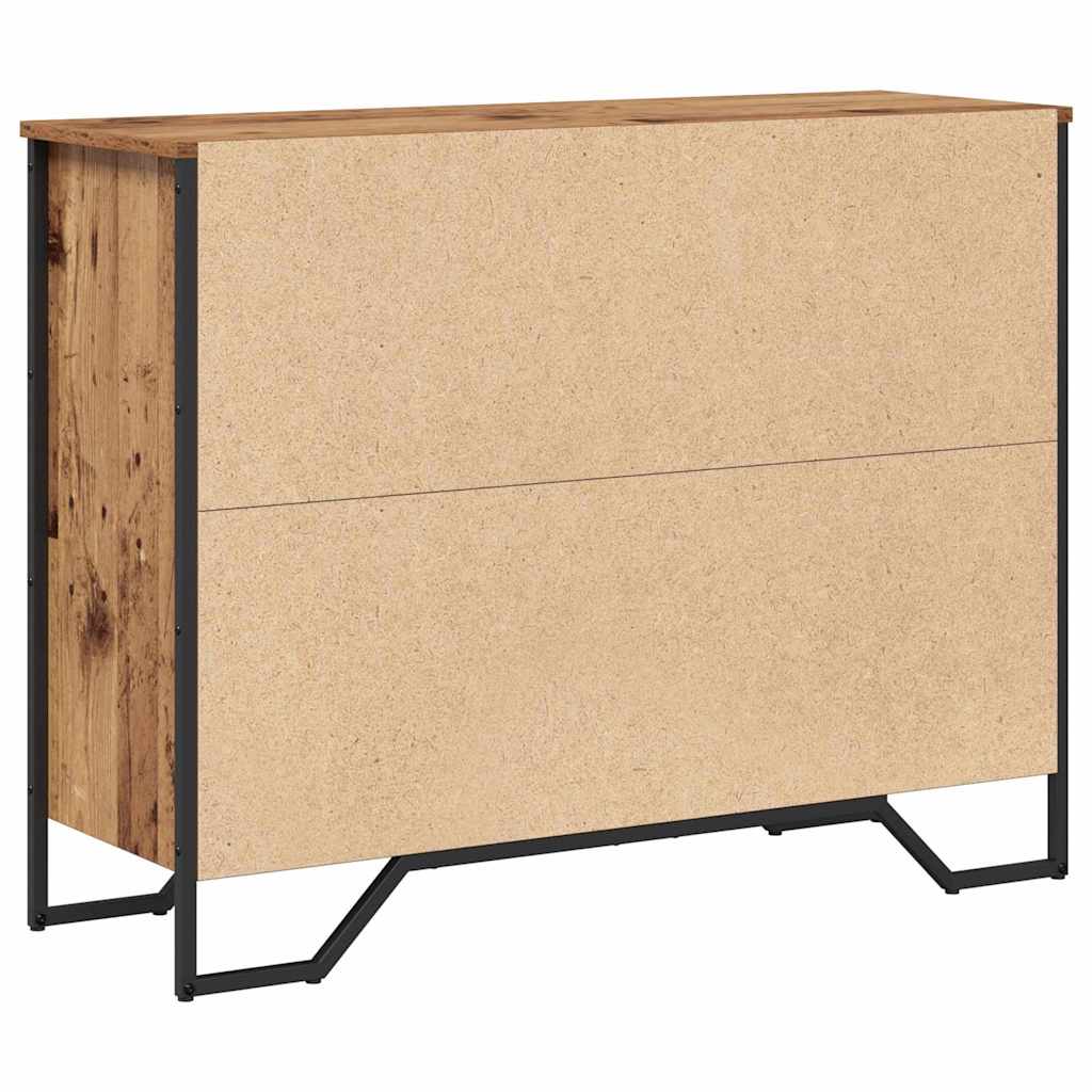 Sideboard mit Schubladen Altholz 97 x 32,5 x 74,5 cm
