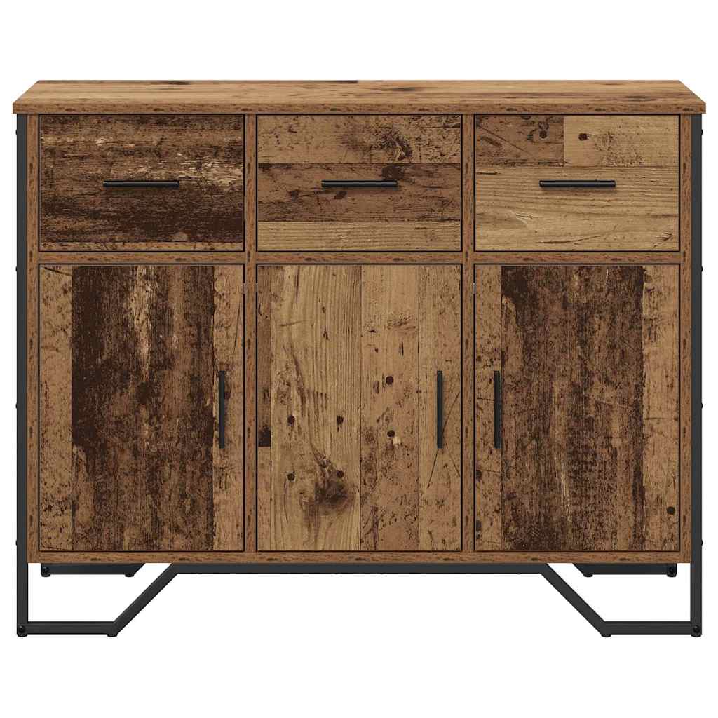 Sideboard mit Schubladen Altholz 97 x 32,5 x 74,5 cm