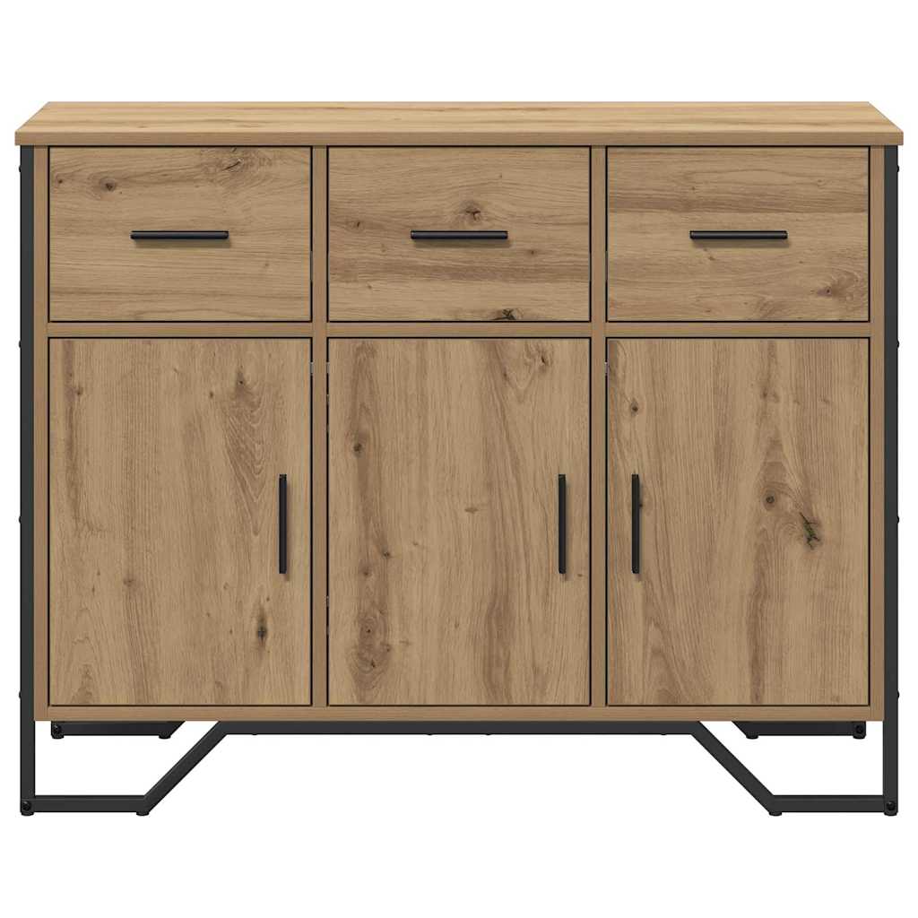 Sideboard mit Schubladen Artisan-Eiche 97 x 32,5 x 74,5 cm
