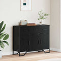 Sideboard Schwarz Eichen-Optik 97 x 32,5 x 74,5 cm