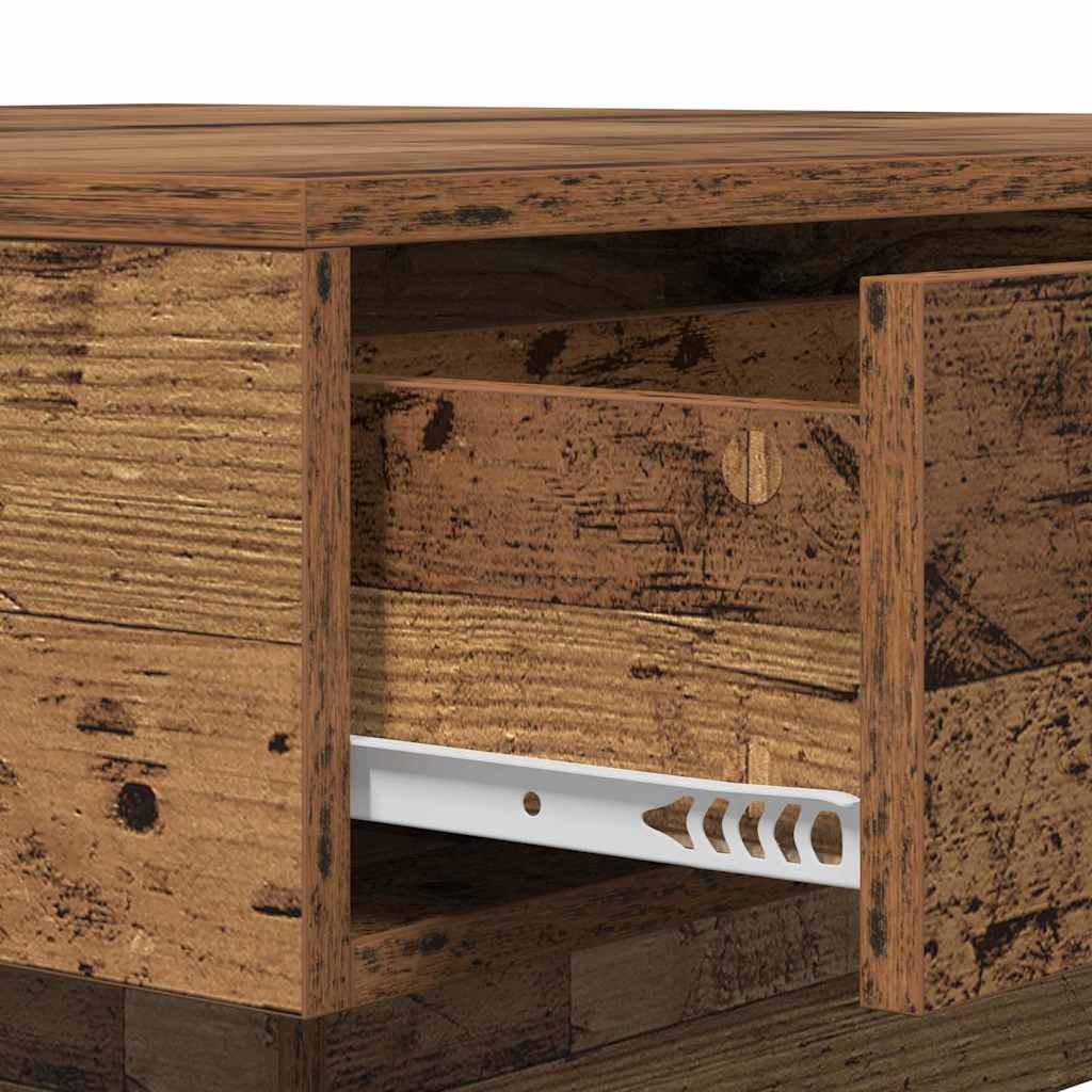 Couchtisch Altholz 90 x 90 x 28 cm Holzwerkstoff