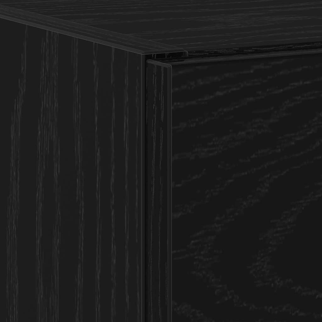 Badezimmerschrank mit Tür Schwarz Eichen-Optik 40 x 37 x 59 cm