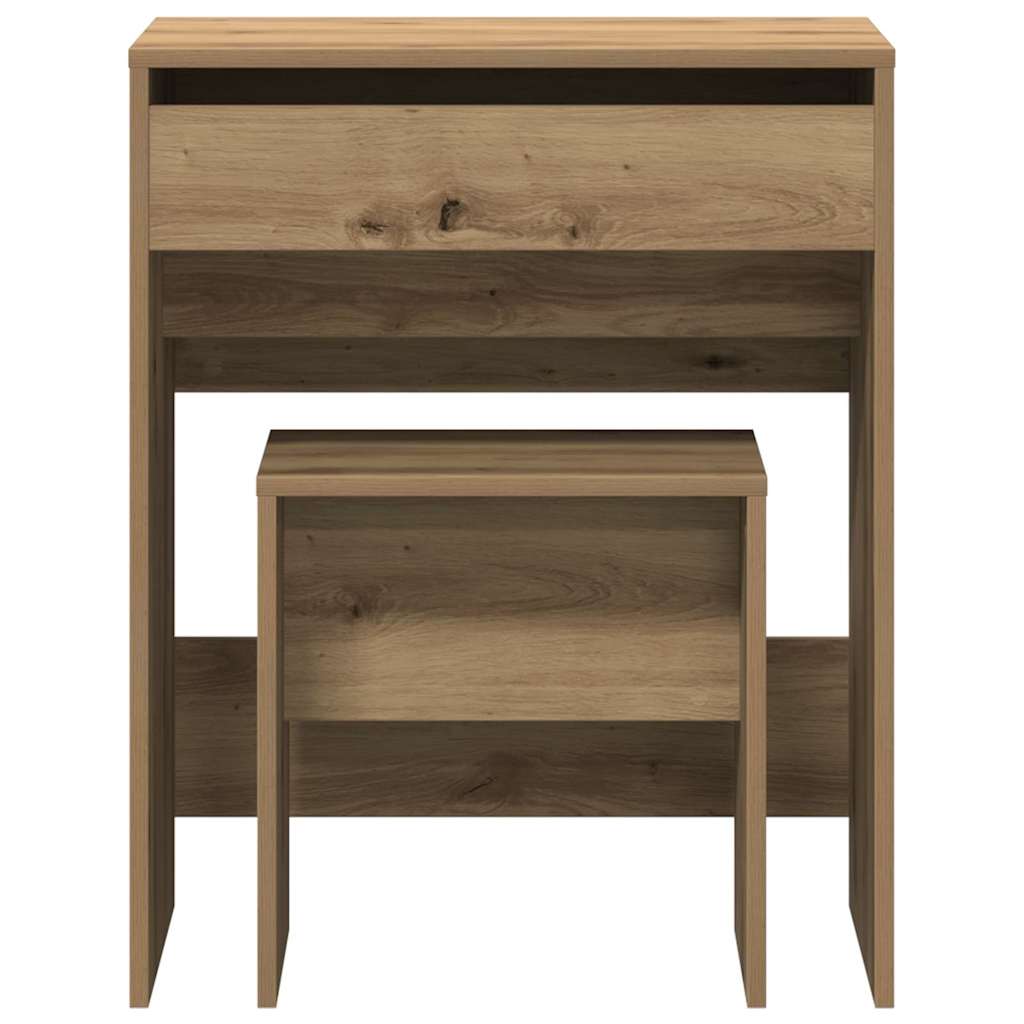Schminktisch Artisan-Eiche 60 x 40 x 75 cm Holzwerkstoff